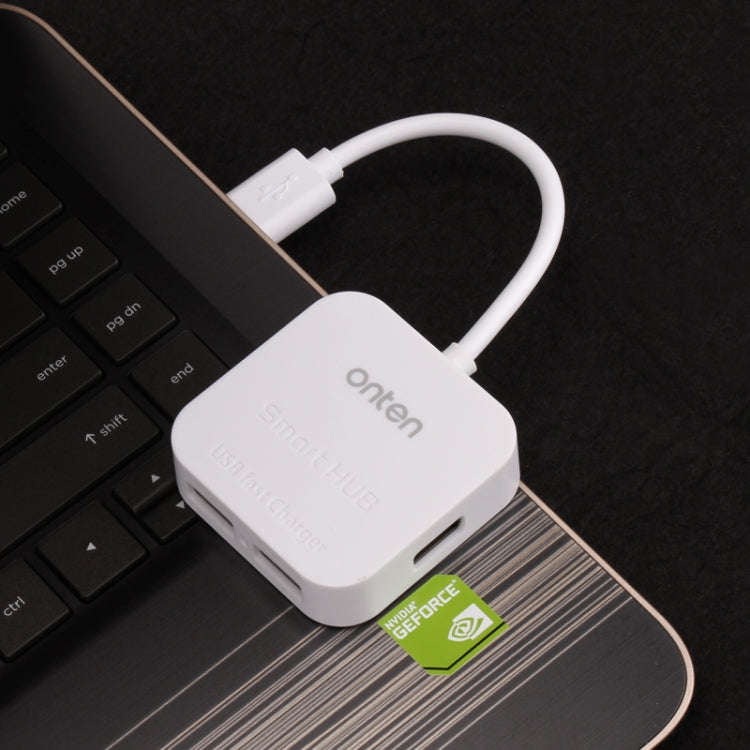 Onten OTN-5210 USB Portable HUB Docking Station(White)