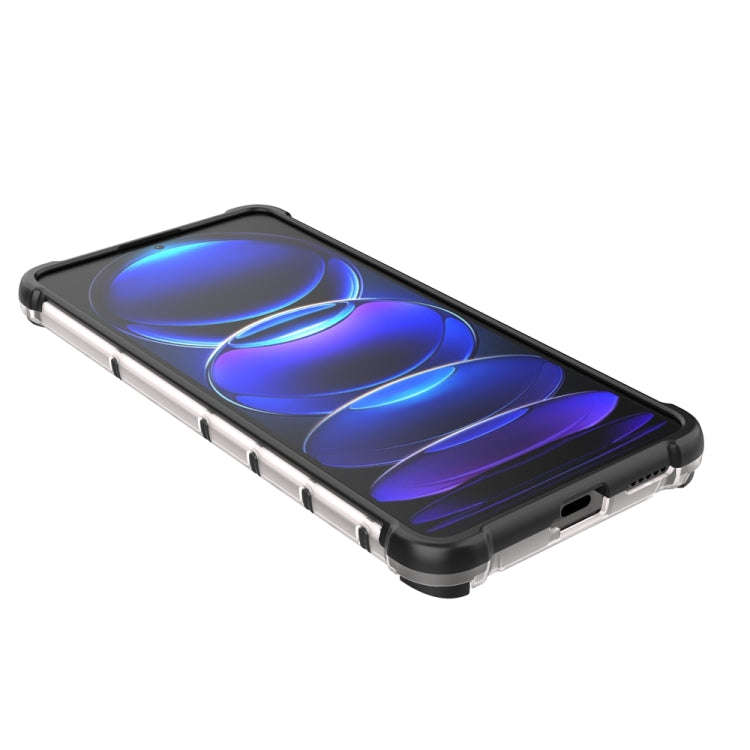 For Xiaomi Redmi Note 12 Pro+ China / Global Shockproof Honeycomb PC + TPU Phone Case(Blue)