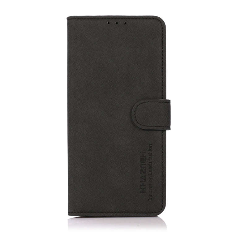 For Xiaomi Redmi Note 12 China KHAZNEH Matte Texture Leather Phone Case(Black)