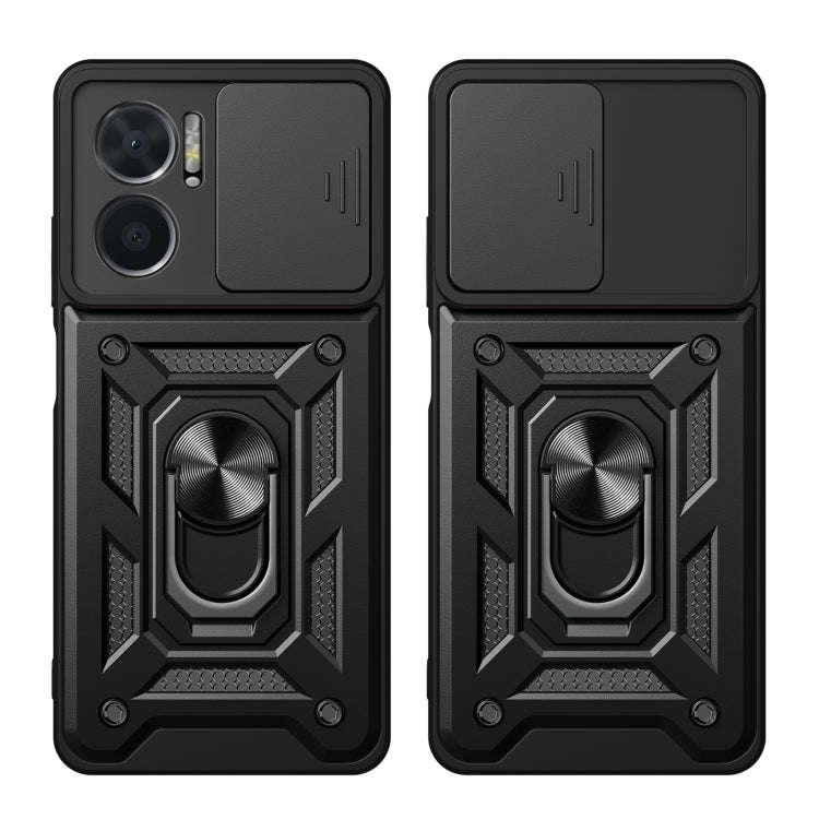 For Xiaomi Redmi 10 5G Sliding Camera Design TPU + PC Phone Case(Red)