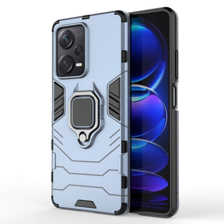 For Xiaomi Redmi Note 12 Pro+ China PC + TPU Shockproof Protective Phone Case with Magnetic Ring ...