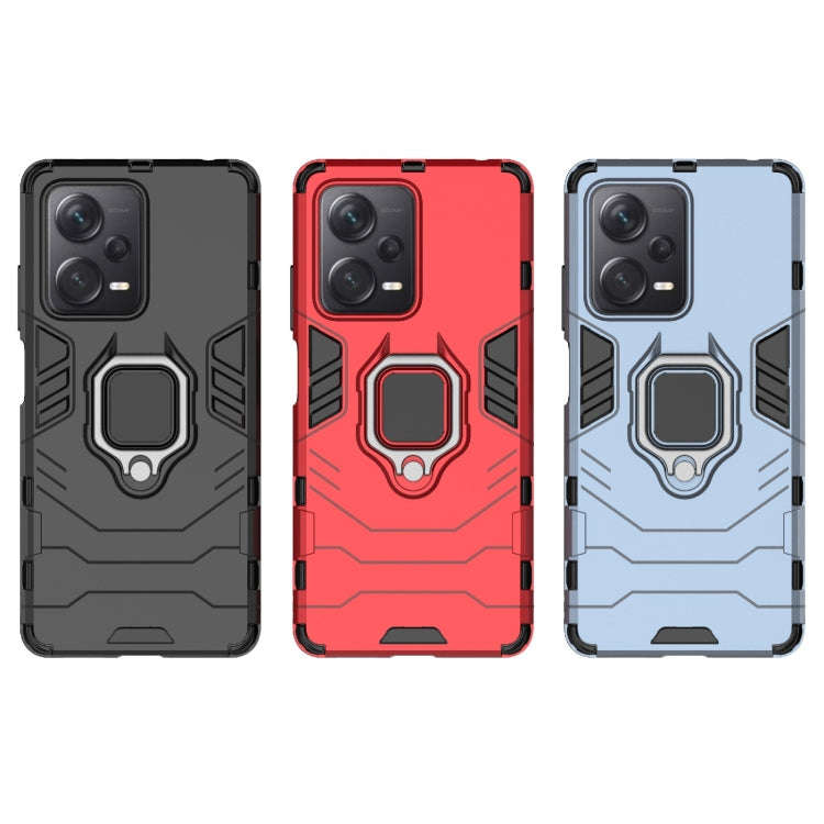 For Xiaomi Redmi Note 12 Pro+ China PC + TPU Shockproof Protective Phone Case with Magnetic Ring ...