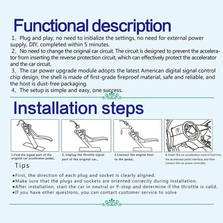 For Isuzu D-max 2012- TROS MB Series Car Potent Booster Electronic Throttle Controller