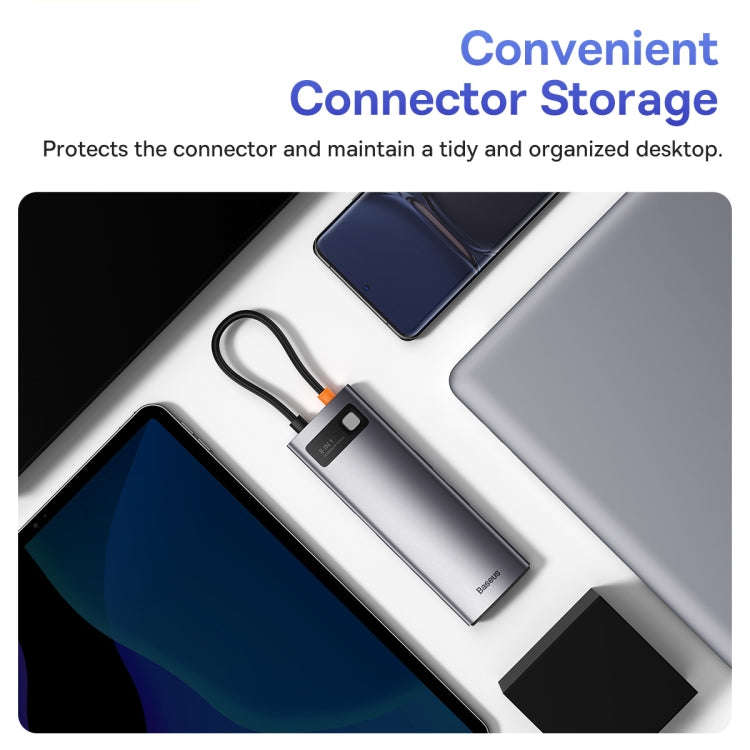 Baseus StarJoy Multifunctional 8-Port USB-C / Type-C HUB Adapter(Grey)
