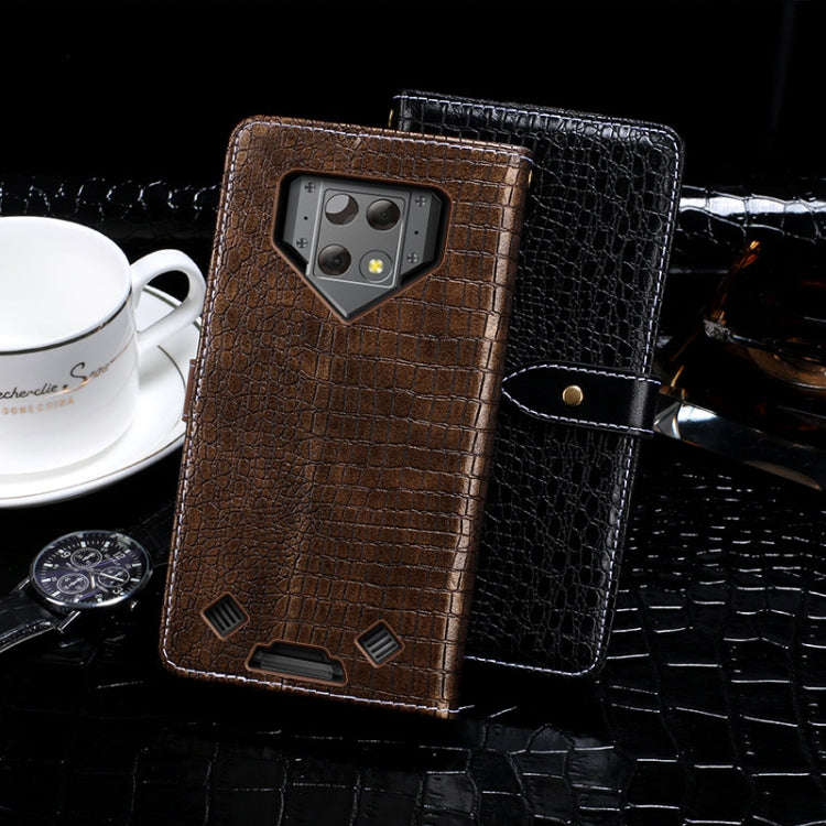 For Blackview BV9800 Pro idewei Crocodile Texture Horizontal Flip Leather Case with Holder & Card...