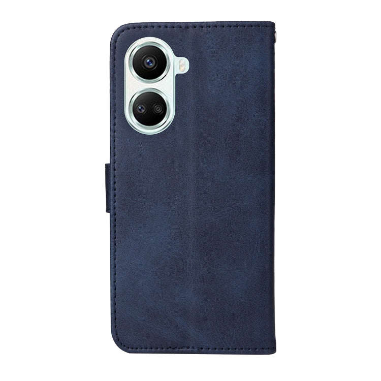 For Huawei nova 10 SE Classic Calf Texture Flip Leather Phone Case(Blue)
