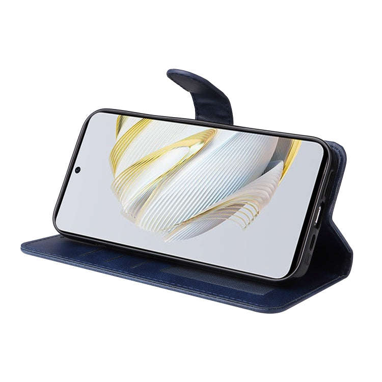For Huawei nova 10 SE Classic Calf Texture Flip Leather Phone Case(Blue)