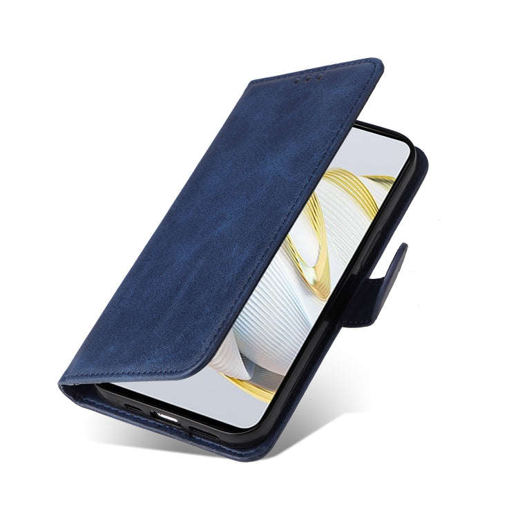 For Huawei nova 10 SE Classic Calf Texture Flip Leather Phone Case(Blue)