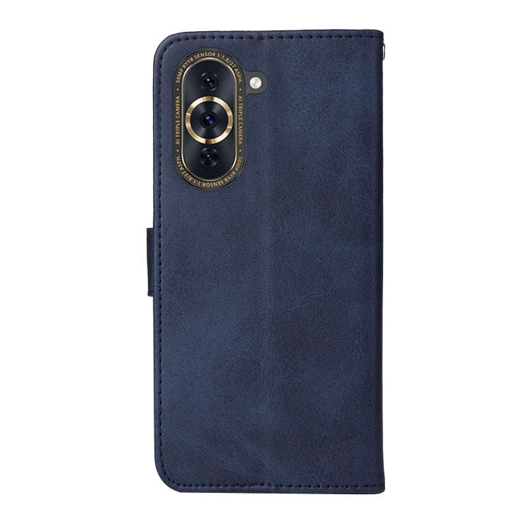 For Huawei nova 10 Classic Calf Texture Flip Leather Phone Case(Blue)