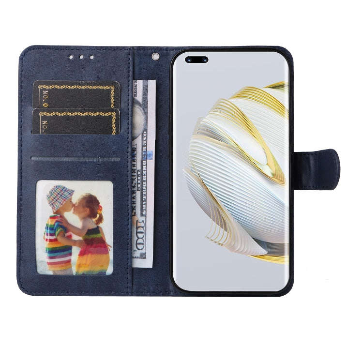 For Huawei nova 10 Classic Calf Texture Flip Leather Phone Case(Blue)