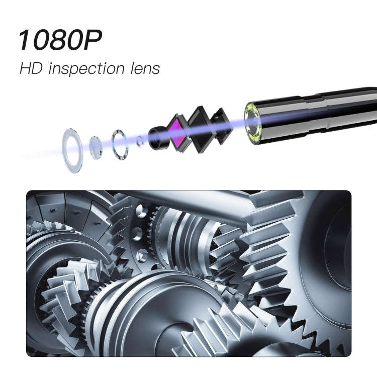 3.9mm P10 2.8 inch HD Handheld Endoscope with LCD Screen, Length:5m