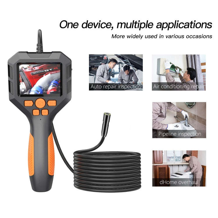 3.9mm P10 2.8 inch HD Handheld Endoscope with LCD Screen, Length:10m