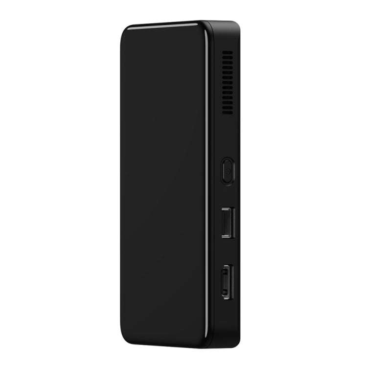 S90 DLP Android 9.0 1GB+8GB 4K Mini WiFi Smart Projector, Power Plug:UK Plug(Black)