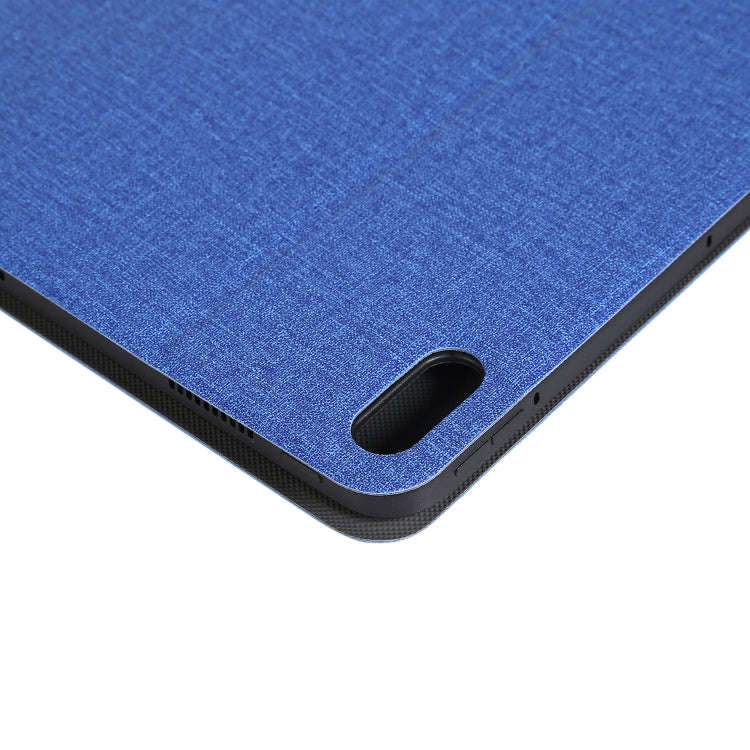 For Huawei Matepad 10.4 Cloth TPU Protective Case with Holder(Brown)