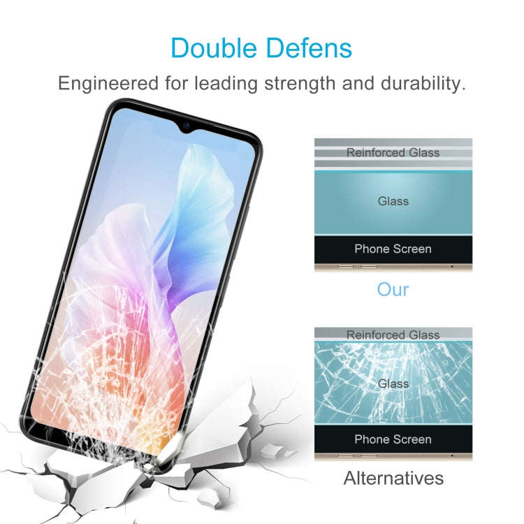 For DOOGEE X98 Pro 10pcs 0.26mm 9H 2.5D Tempered Glass Film