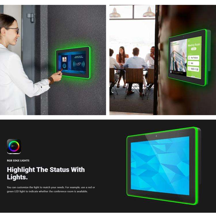 WA1052T 10.1 inch HD IPS Display Advertising Machine Android 8.1 RK3288 2GB+16GB, Plug Type:UK Plug
