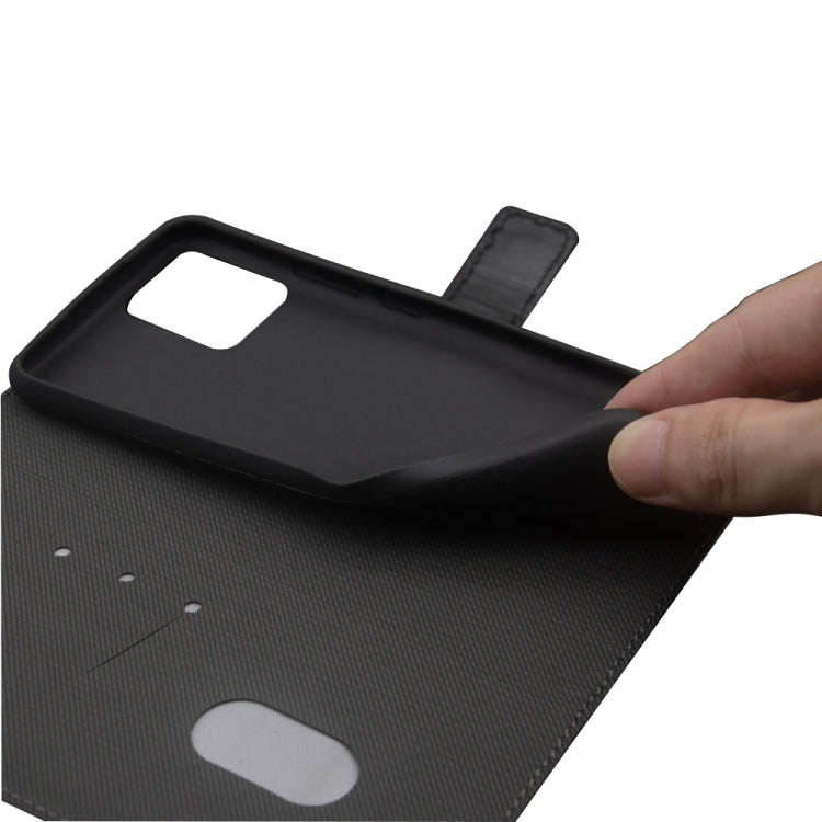 For Huawei nova Y61 4G idewei Two-color Splicing Leather Phone Case(Black)