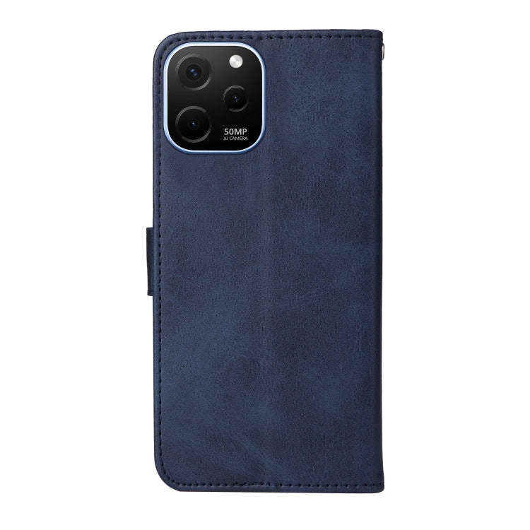 For Huawei nova Y61 Classic Calf Texture Flip Leather Phone Case(Blue)