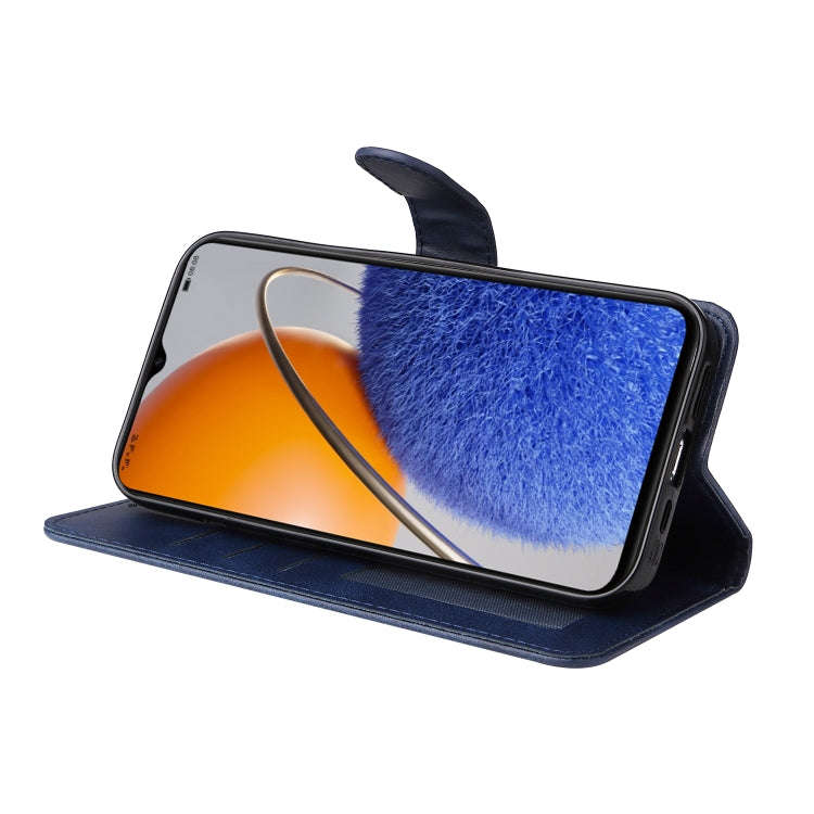 For Huawei nova Y61 Classic Calf Texture Flip Leather Phone Case(Blue)