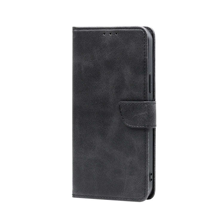 For Huawei nova 10 SE Calf Texture Buckle Flip Leather Phone Case(Black)
