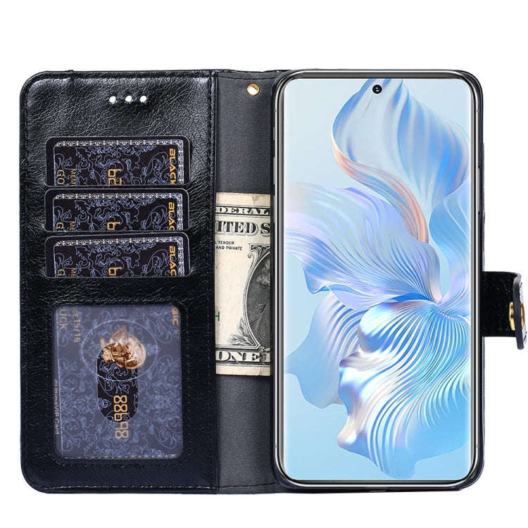 For Huawei nova 10 SE Zipper Bag Leather Phone Case(Black)