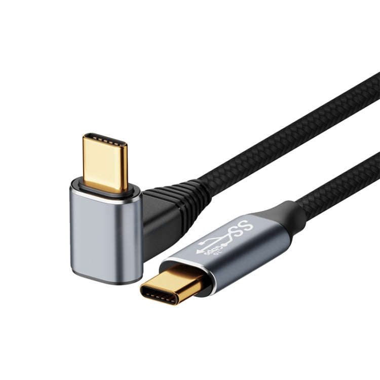 For Steam Deck Gen2 100W USB-C/Type-C Male to USB-C/Type-C Male Stereo Curved Data Cable, Length:...