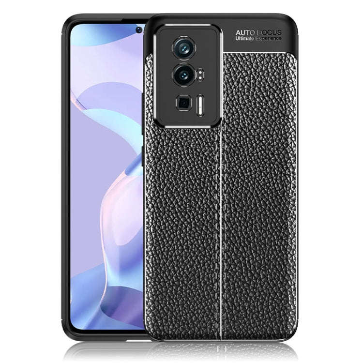 For Xiaomi Redmi K60 Litchi Texture TPU Phone Case(Black)