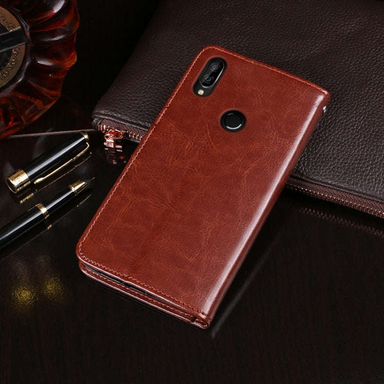 For Oukitel C16 Pro idewei  Crazy Horse Texture Horizontal Flip Leather Case with Holder & Card S...