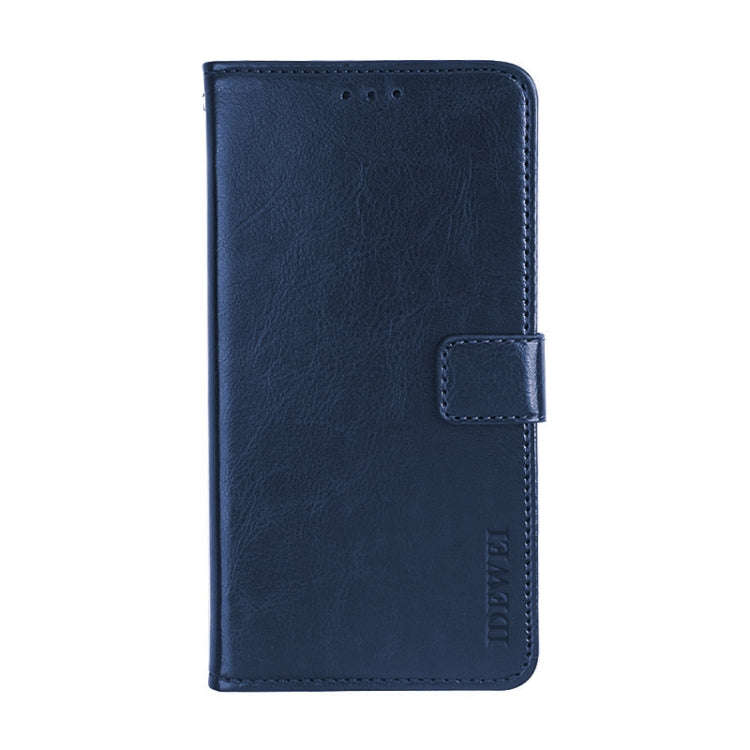 For Oukitel C17 Pro idewei  Crazy Horse Texture Horizontal Flip Leather Case with Holder & Card S...