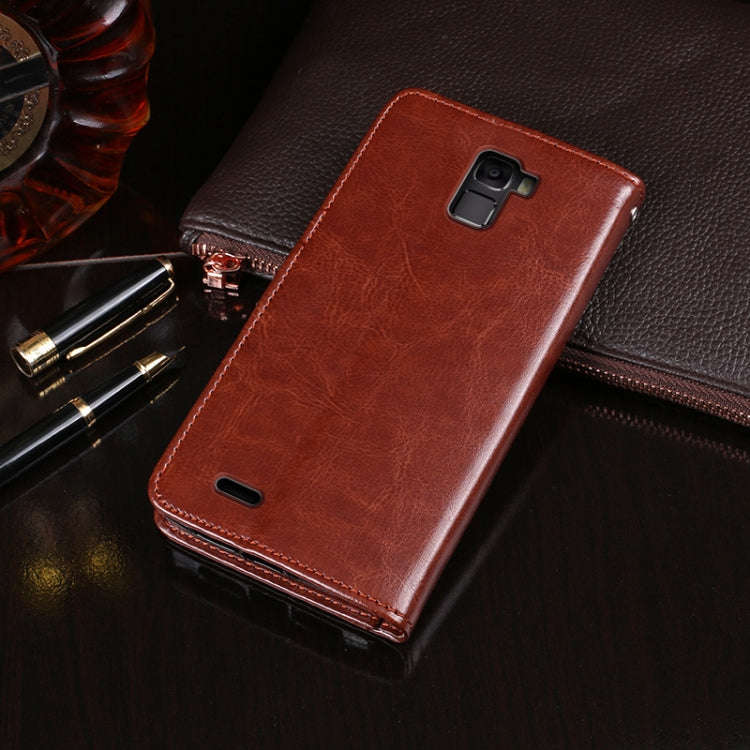 For Oukitel K5000 idewei  Crazy Horse Texture Horizontal Flip Leather Case with Holder & Card Slo...