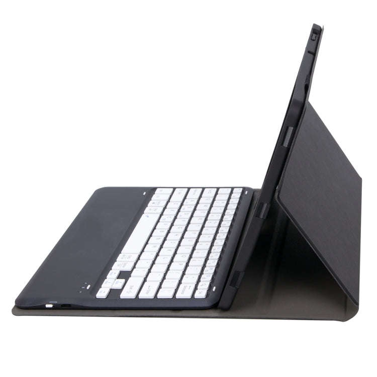 For Honor Pad V8 Pro AHV8 Ultrathin Detachable Bluetooth Keyboard Leather Tablet Case(Black + White)