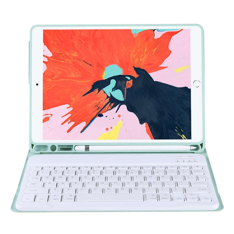 T102B For iPad Air / Pro 10.5 inch (2019) TPU Candy Color Ultra-thin Bluetooth Keyboard Tablet Ca...