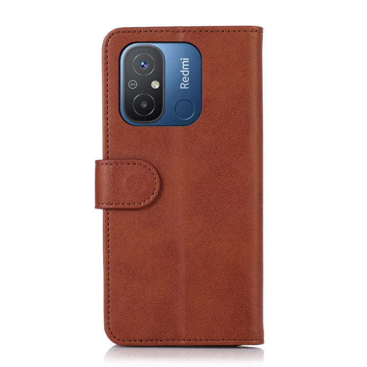For Xiaomi Redmi 12C/11A Cow Texture Leather Phone Case(Brown)