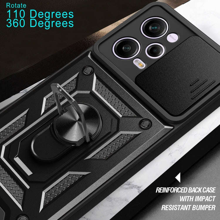 For Xiaomi Redmi Note 12 Pro 5G Sliding Camera Cover Design Phone Case(Blue)