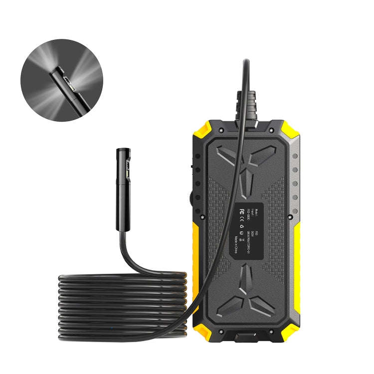 P50 8mm 4.5 inch Three Camera Endoscope with Screen, Length:2m Hard Line