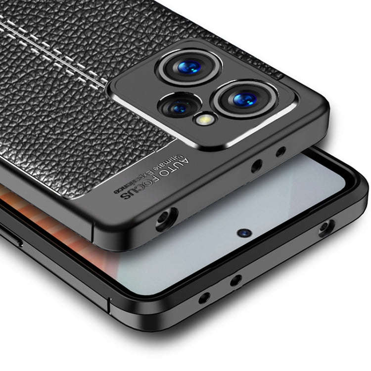 For Xiaomi Redmi Note 12 Pro Speed Litchi Texture Shockproof TPU Phone Case(Black)