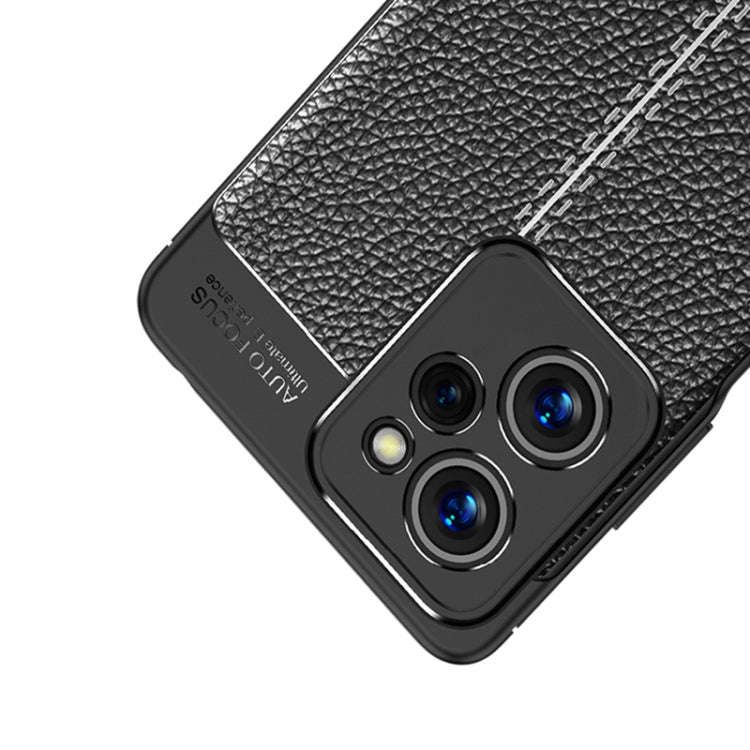 For Xiaomi Redmi Note 12 Pro Speed Litchi Texture Shockproof TPU Phone Case(Black)