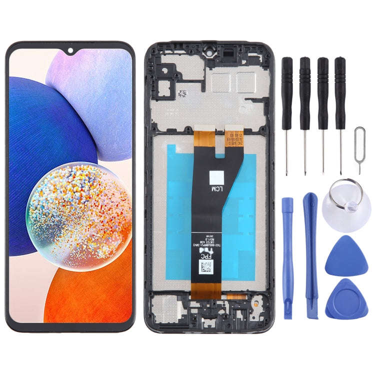 For Samsung Galaxy A14 5G SM-A146P LCD Screen Digitizer Full Assembly with Frame