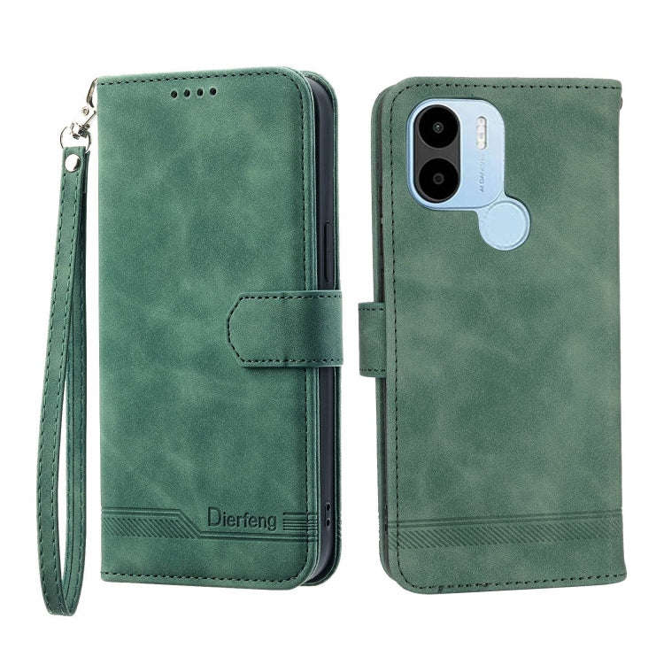 For Xiaomi Redmi A1+ Dierfeng Dream Line Leather Phone Case(Green)