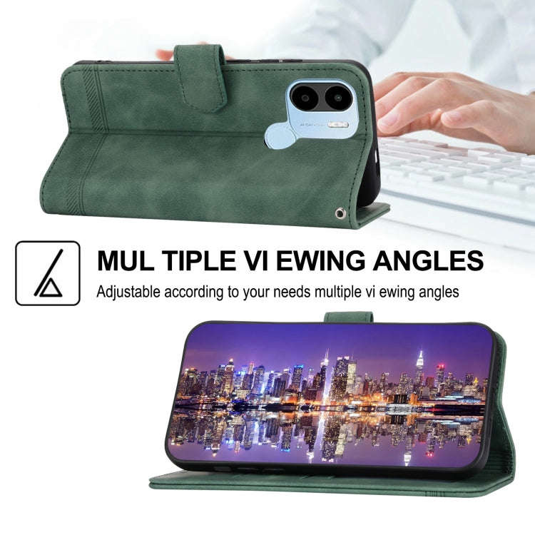 For Xiaomi Redmi A1+ Dierfeng Dream Line Leather Phone Case(Green)