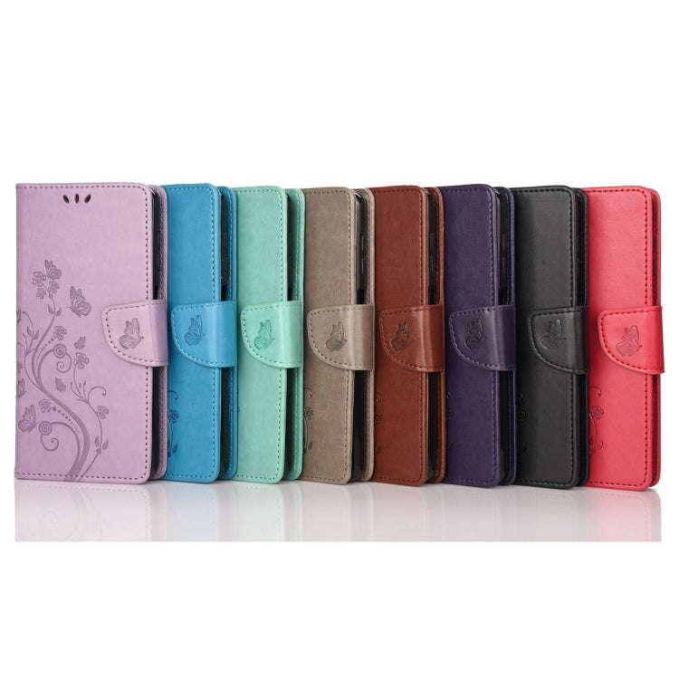 For Xiaomi Redmi Note 12 5G Global / Poco X5 5G Butterfly Flower Pattern Leather Phone Case(Light...