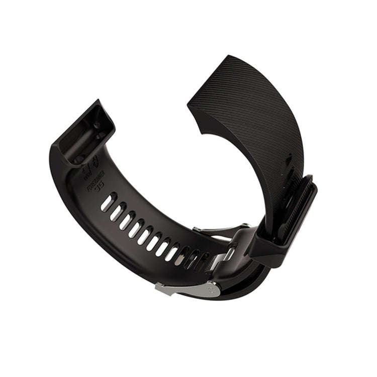 For Garmin Forerunner 30 / 35 Silicone Watch Band(Black)