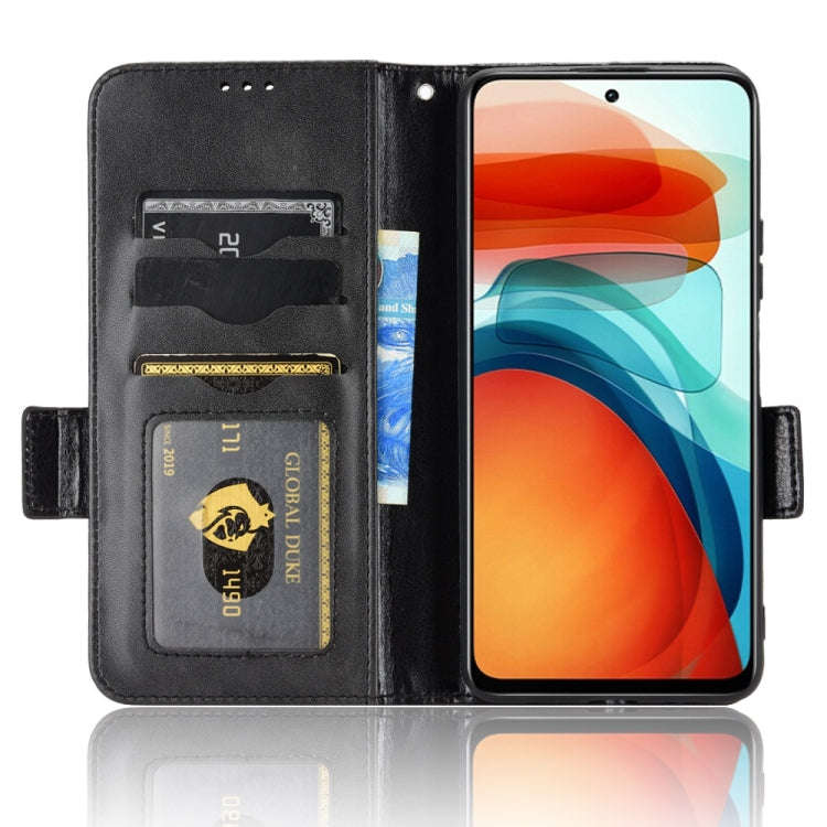 For Xiaomi Redmi Note 10 Pro 5G / Poco X3 GT Symmetrical Triangle Leather Phone Case(Black)