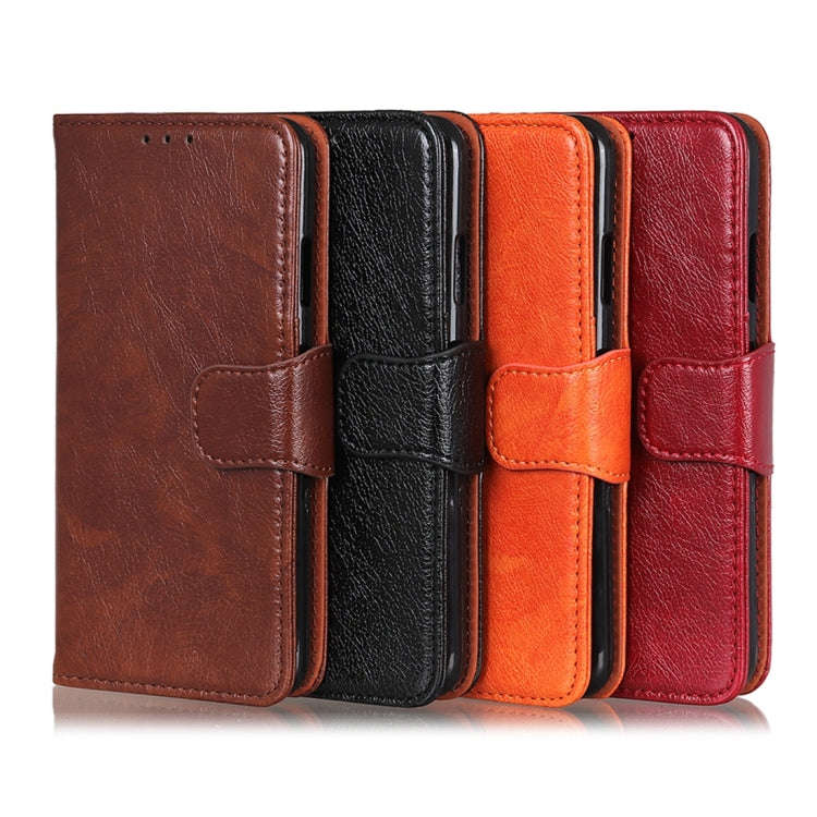 For Xiaomi Redmi Note 12 4G Global Nappa Texture Leather Phone Case(Brown)