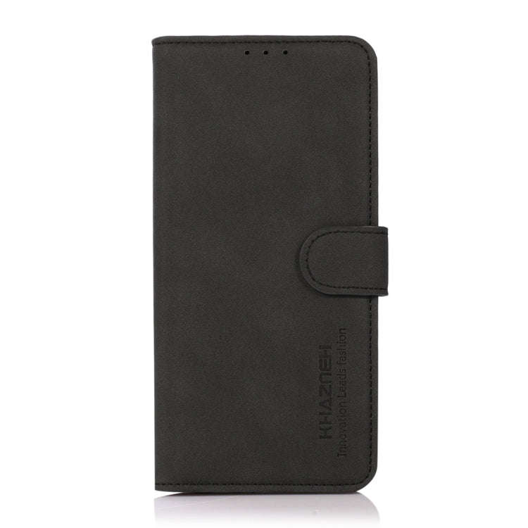 For Xiaomi Redmi Note 12 4G Global KHAZNEH Matte Texture Leather Phone Case(Black)