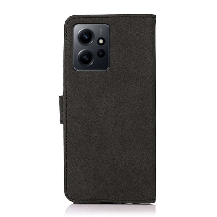 For Xiaomi Redmi Note 12 4G Global KHAZNEH Matte Texture Leather Phone Case(Black)