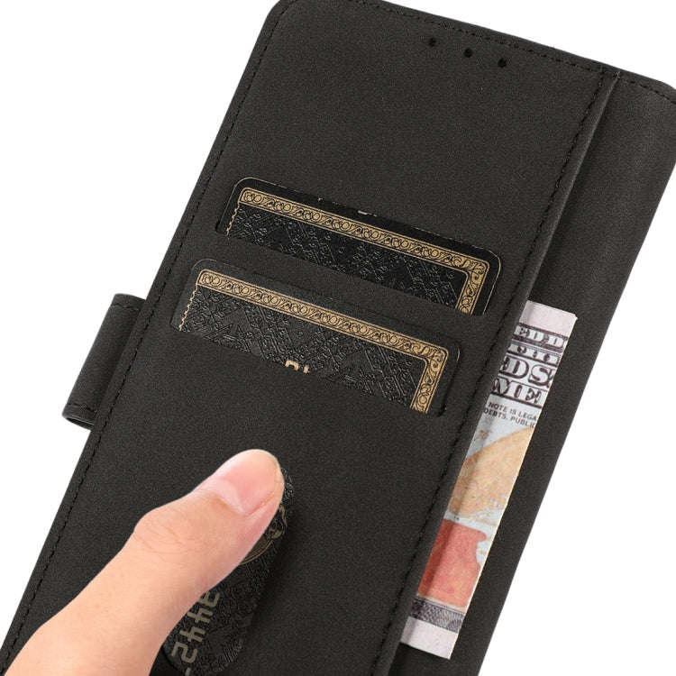 For Xiaomi Redmi Note 12 4G Global KHAZNEH Matte Texture Leather Phone Case(Black)