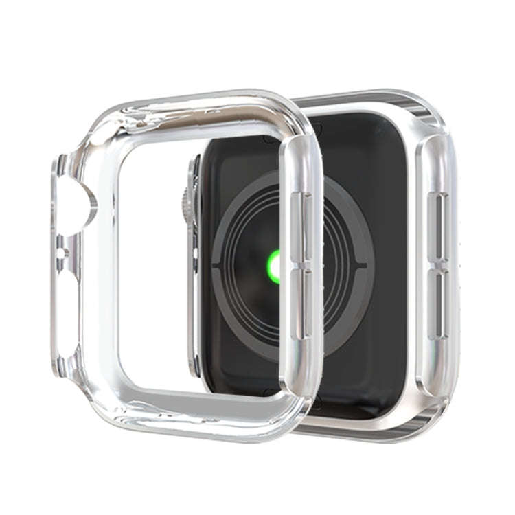 For Apple Watch Series 6 / 5 / 4 / SE 2025 / 2023 / 2022 44mm Double Row Diamonds PC Protective C...