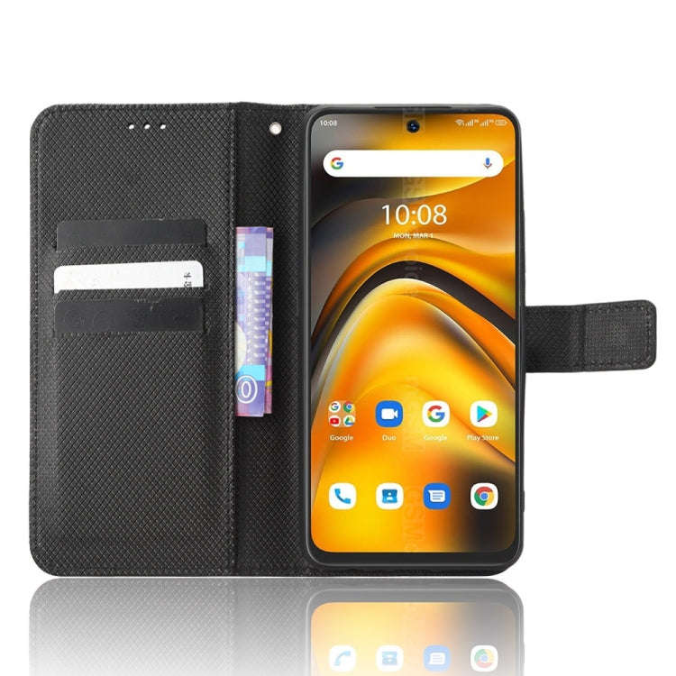 For Umidigi A13 Pro 5G Diamond Texture Leather Phone Case(Black)