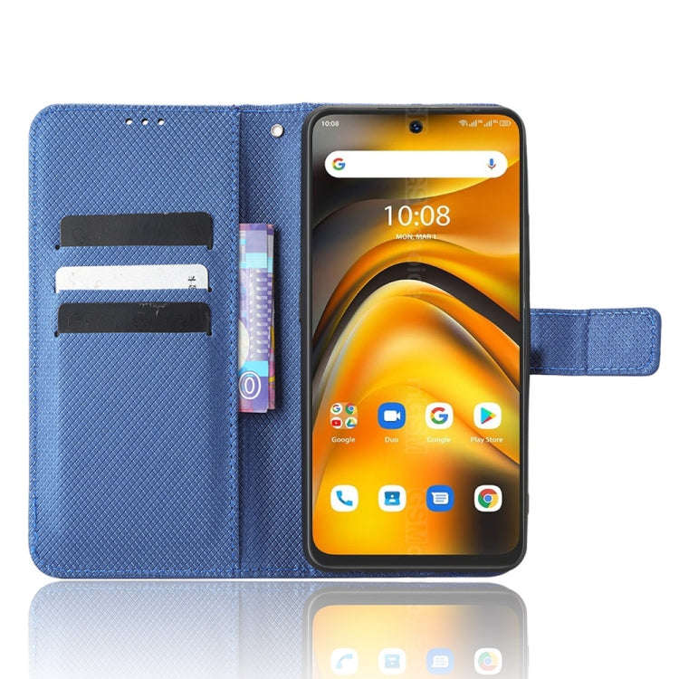 For Umidigi A13 Pro 5G Diamond Texture Leather Phone Case(Blue)